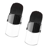 2 Pcs Retractable Makeup Brush, Mini Blush Brush Portable Travel Size Makeup...