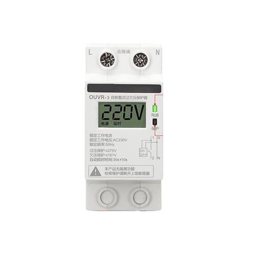 Protector de sobretensión y subtensión OUVR-3 para proteger los electrodomésticos en casa