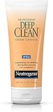 Neutrogena Deep Clean Daily Facial Cream Cleanser with Beta Hydroxy Acid to Remove Dirt, Oil & Makeup, Alcohol-Free, Oil-Free & Non-Comedogenic, 7 fl. oz