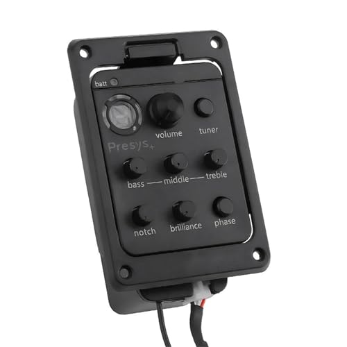 Pastilla Piezoeléctrica Pastilla Piezoeléctrica 201 Preamplificador Integrado Pastilla Para Guitarra Acústica De 4 Bandas Preamplificador EQ Sintonizador Preamplificadores Integrados