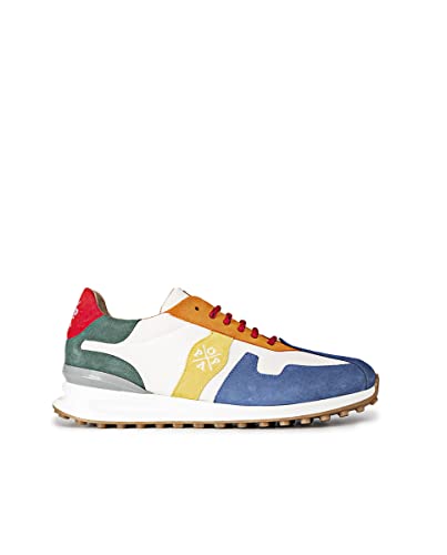 Basket Serraje Multicolore Homme Aran Popa : sneakers en daim élégantes taille 44
