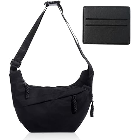 Sac demi-lune Geaanen en nylon Cover