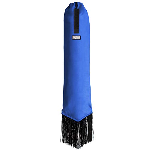 Harrison Howard Bolsa de cauda de cavalo com franjas - Champion azul