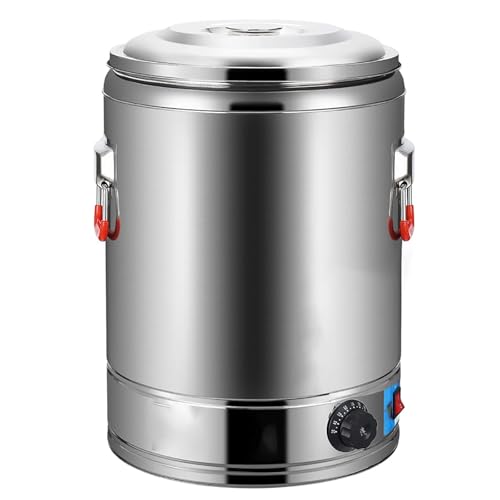 ZMJGLL Caldera de Agua Caliente eléctrica instantánea de 2800 W y Calentador de 30 L, hervidor de urna de té para Catering Resistente y Resistente a caídas, Calentamiento rápido con función