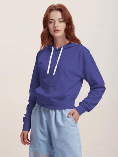 STOLKISS Women Hoodies Pullover Casual Thin Sweatshirts with Pockets Loose Fit Long Sleeve Drawstring Design Hoody Sweatshirt — view 5