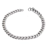 🤠Nuestra pulsera está hecha de acero inoxidable, utilizando una tecnología de pulido única, no es fácil cambiar de color ni oxidarse, y hace que la superficie de la joyería sea más suave. Se puede usar durante mucho tiempo y es adecuado para la mayoría de las personas. Fácil de poner y fácil de quitar.