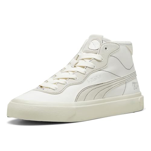 PUMA Mens Capri Royale Mid High Sneakers Shoes Casual - White2
