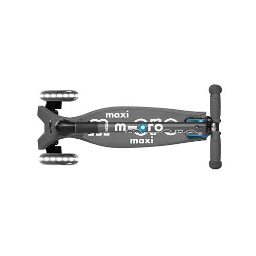 Micro™ Maxi Micro Deluxe Foldable neon LED | H&ouml;henverstellbar & klappbar | Das ORIGINAL | Kinderroller ab 5 Jahre | LED Rollen | Faltbarer Roller f&uuml;r Jungs & M&auml;dchen 5-10 Jahre