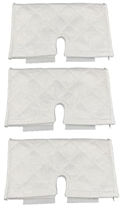WSRYFDC BuyParts 3Pcs Household Microfiber Replacement Cleaning Pads for Shark Steam Pocket Mops S3500 series,S2901,S2902,S3455K,S3501,S3550,S3601,S3801,S3901,S4601,S4701,S4701D