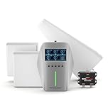 Cell Phone Booster for Multiroom, Cover 10,000 sq. ft. with 2 Indoor Antennas Cell Phone Signal Booster with LCD Display 5G Compatible for All Canadian Carriers, ISED Approved