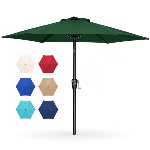 SimpleLux 7.5ft Outdoor Patio Umbrella for Garden Deck Backyard Pool, Green by SimpleLux - Used condition - US$29.03