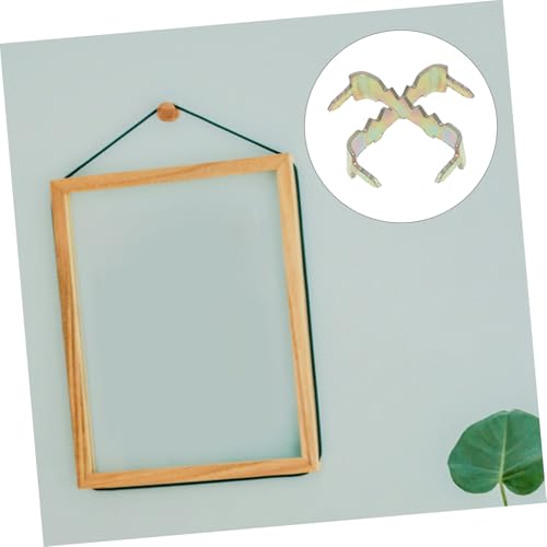 Image of 100pcs Heavy Duty Picture Frame Hangers Self-Nailed Picture Hanging Hardware for Various Frame for Home Decor and Gallery Displays