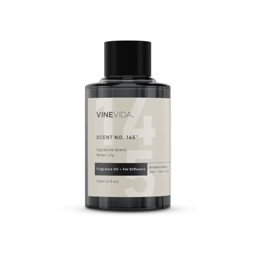 VINEVIDA [4 Oz] Inspired by: Water Lily; Diffuser Oil Refill | Premium Scent Diffuser Oil for Home | Non-Toxic Fragrance