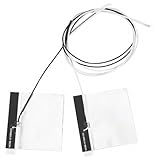 2Pcs Laptop Antenna, Dual Band 2.4Ghz/5Ghz IPE Gene4 Built in NGFF/M.2 Antenna with Port for for Network Card