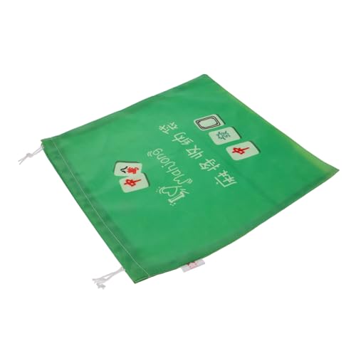 MAGICLULU Mahjong Tiles Storage Pouch Drawstring Mahjong Bag Large Reusable for Travel Home Mahjong Accessory Bag for Levels