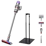 Dyson(ダイソン) 掃除機 Dyson Digital Slim Submarine コードレス スティック ハンディクリーナー 軽量 サイクロン 水拭用ヘッド付き (SV52 SU) + ベルカ(Belca) 立て掛けタイプ 掃除機スタンド コードホルダー付き