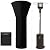 Outdoor Patio Heater Covers Waterproof with Zipper,Outdoor Heater Covers for Patio Propane Waterproof Outdoor Propane Heater Cover Heat Lamp Cover 88" Height x 33" Dome x 19" Base,Black