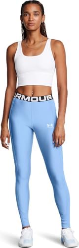 Under Armour HeatGear Rib Legging Kadın Tayt, Mavi, XL - Görsel 3