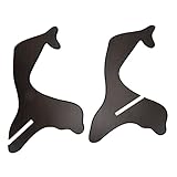 【Con curvas elegantes】 El soporte para guitarra tiene una curva elegante y se puede utilizar como soporte o como soporte de exhibición.