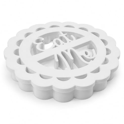 SplashNColor Eat Me Cookie Cutter – Fun Novelty Baking Tool for Themed Parties | Sharp Cutting Edges for Clean Shapes | Easy-Release Dough Cutter for Cookies Fondant and Crafts