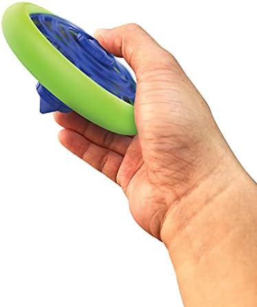 SilverLit 84794 Flybotic Bumper Spin, Hand Controlled Mini UFO Drone with LED Lights for Boys and Girls Suitable for Indoor and Outdoor Play, Blue/Black