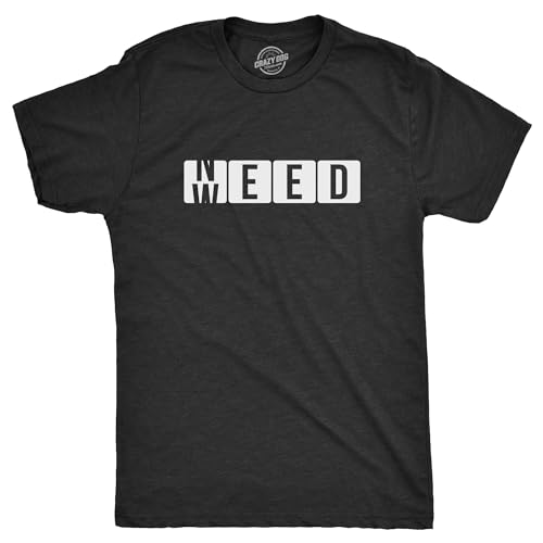 T-shirt imprimé Need Weed pour homme qui cherche un style 420 affirmé