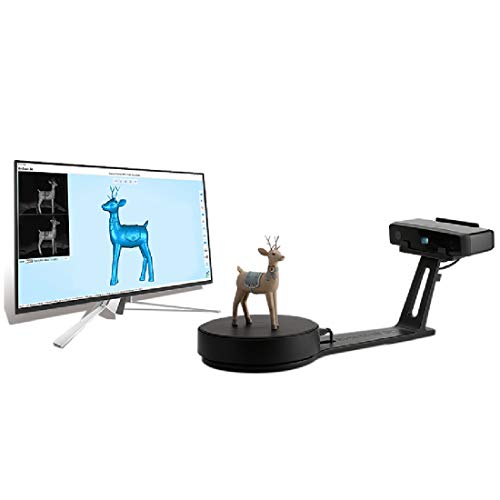Shining3D [EinScan-SE] White Light Desktop 3D Scanner,0.1 mm Accuracy, 8s Scan Speed, 700mm Cubic Max Scan Volume, Fixed/Auto Scan Mode, Lowest Cost Professional Level 3D Scanner