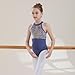 Hotfiary Lace Leotard for Girls Toddler Kids Teens Sleeveless Ballet Leotards Dance Gymnastics Gym Outfits with Open Back