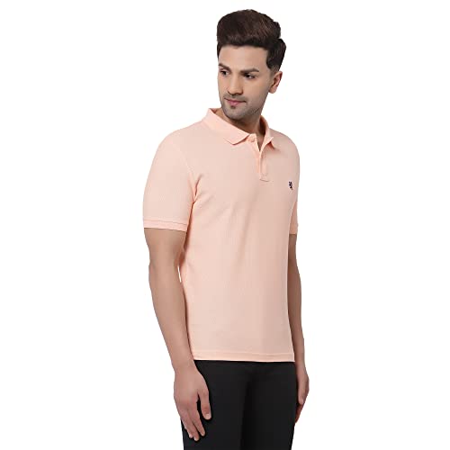 Image of Red Tape Men Red Collared T-Shirt
