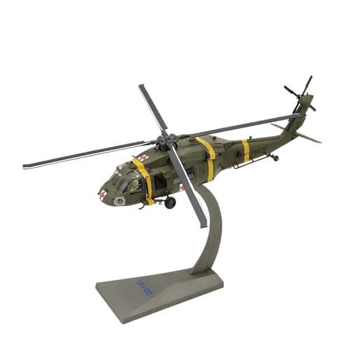 Aviones modelo a pequeña escala 1/72 UH-60 Black Hawk miniatura militar metálica