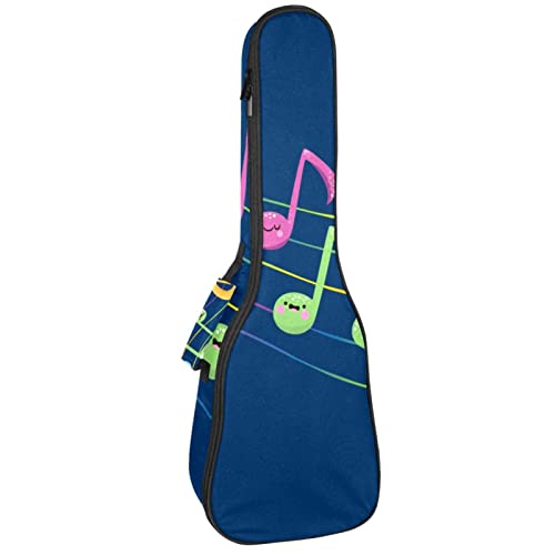 Housse pour ukulélé avec notes de musique et housse colorée pour ukulélé ténor soprano de 58,4 cm d’épaisseur 10 mm d… - Les Beatles, Paul McCartney, John Lennon, RIngo Starr, George Harrison Housse pour ukulélé avec notes de musique et housse colorée pour ukulélé ténor soprano de 58,4 cm d'épaisseur 10 mm d…