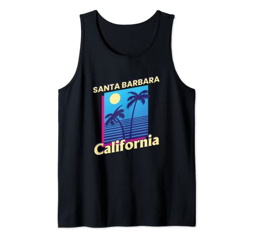 Santa Bárbara California Summer Family Vacation Hombres Mujeres Camiseta sin Mangas