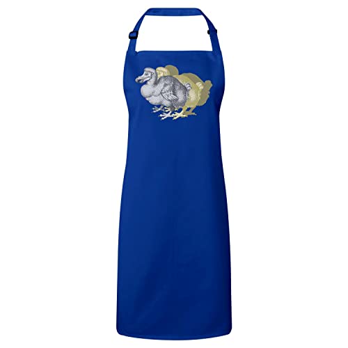 Tablier cuisine bleu dodo oiseau pour cuisiner avec élégance et passion