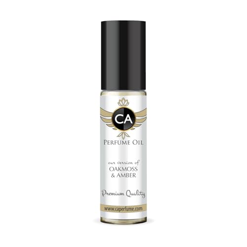 CA Perfume Impression of Oakmoss &amp; Amber Unisex Fragrance Oil Chypre Scent Long Lasting Perfumes for Women &amp; Men Travel Size TSA Ready Mini Parfum Body Oil Roll-on 0.33 Fl Oz 10ml