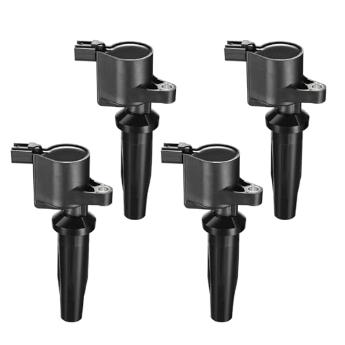 Image of 4 Ignition Coils Pack - Fix Misfires for Ford Escape /Focus /Transit Connect & Mazda 3 /6 /Tribute & Mercury Mariner (2.0L /2.3L L4) - Repl. DG504 /4M5Z12029BB