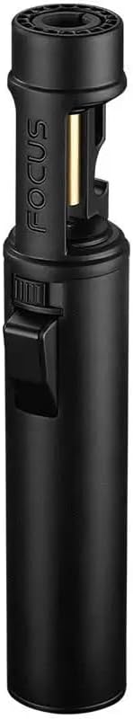 Cooking Long Igniter Big Jet Spray Gun Cigar Torch Lighters with Bottle Opener Polyresin, Plastic Gas Lighter (Black, Pack of 1)