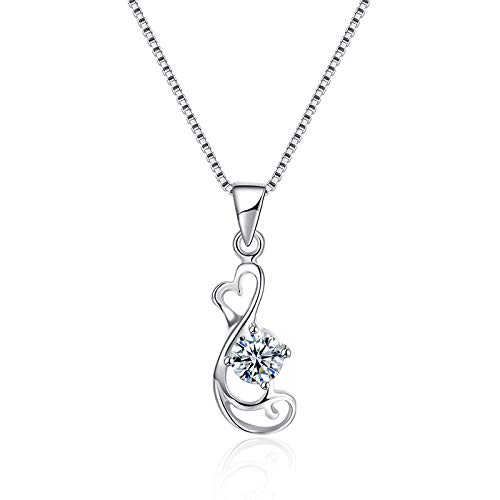 Collier en zircon simple et élégant à offrir pour un anniversaire