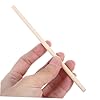 VINTORKY 200pcs 15x0.5cm Unfinished Wood Dowel Rods for Crafting and DIY Projects, Natural Hardwood Sticks for Wax Craft, Models, and Cake Support in Arts and Crafts Supplies #3