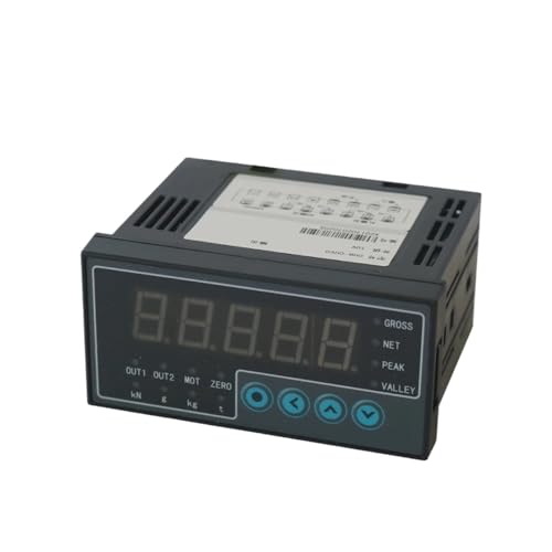 CUNTO Load Cell Indicator, Instrument Weighing Digital Display Load Cell Display Weight Sensor 2 Way Output 96x48x112 ; 160X80 (Size : 160X80)