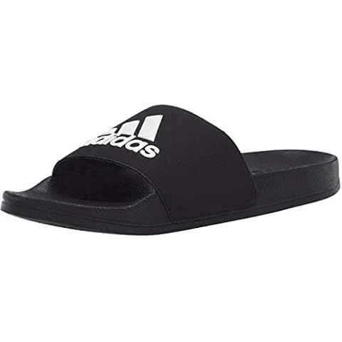 adidas Unisex Adilette Shower Sandale, Schwarz Weiß Schwarz, 32 EU Cover