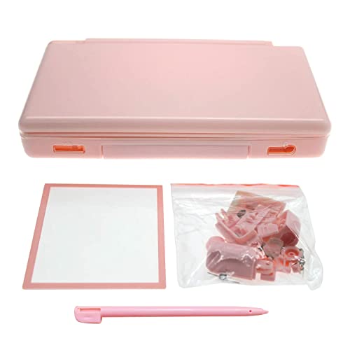 OSTENT Kit completo de peças de reposição para Nintendo DS Lite NDSL cor rosa