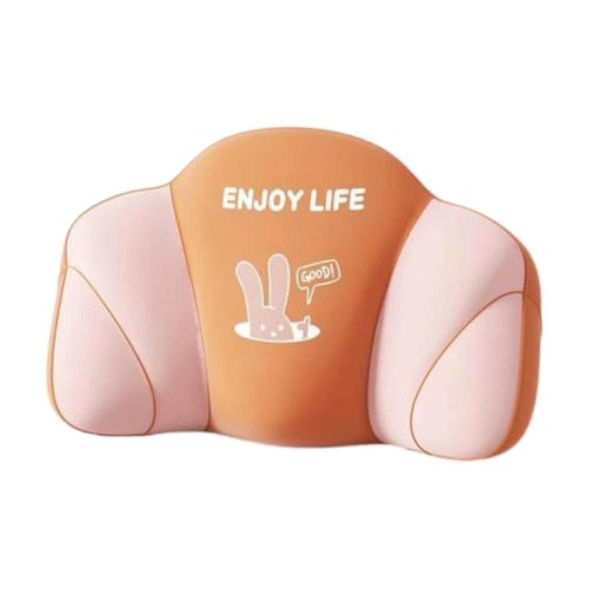 Portable Inflatable Support Cushion for Travelers, Pink