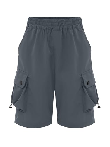 Aislor Kids Boys Lightweight Quick Dry Summer Athletic Cargo Shorts Outdoor Sports Running Hiking Shorts with Pockets3