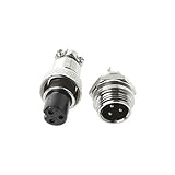 fatteryu Aviation Plug Male & Female Wire Panel Metal Connector 12mm 2/3/4/5/6 Pin GX12 - Image 3