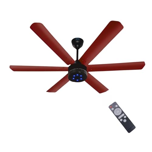 Image of XUGA Jovian F6R-D Premium Smart 1200mm, BEE 5-star BLDC fan,6 Blade,Remote Ceiling fan for Home, 100% Copper Motor,Energy Saving, High Air Delivery,LED(5 Year Warranty)