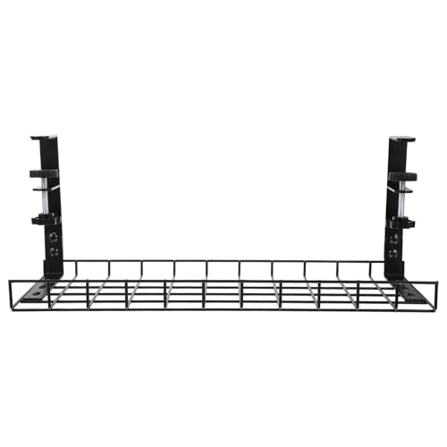 Organizador para cables Vaguelly Desk Cable Rack 500mm, soporte para gestión de cables sin perforar para escritorio de oficina miniatura 1
