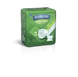 Medline FitRight OptiFit Extra Adult Briefs, Incontinence Diapers with Tabs, Moderate Absorbency, 2XL, 60 to 70", 20 Count