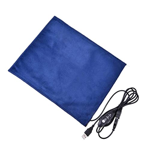 Manta eléctrica para reptiles y mascotas, azul 25x15 cm