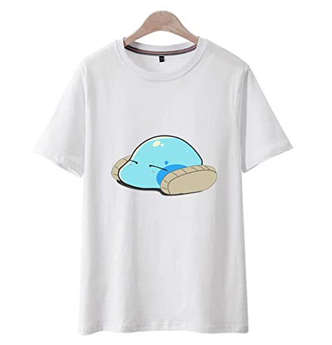 転生したらスライムだった件 リムル Tシャツ 半袖 ティーシャツ カットソー 大きいサイズ プリント カジュアル リムル·テンペスト アニメウエア 学生用 大人用 青少年 レディース メンズ 夏服 通勤 通学 2XL
