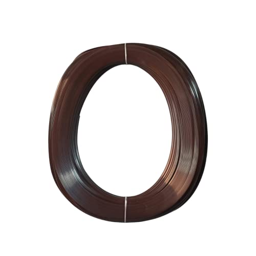 ADW CRAFT'S® Plastic Wire for Basket Making(3 Colours)|Plastic Koodai wire|Glass Wire For Basket Making|Koodai Wire Roll|Plastic Wire For Koodai (Coffee Brown)